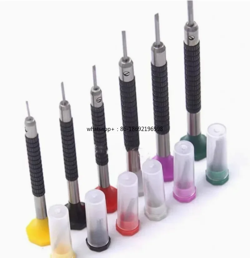Imported Screwdriver, Rigid One-word Screw Batch, Equipped with A Head Six-piece Screwdriver Set