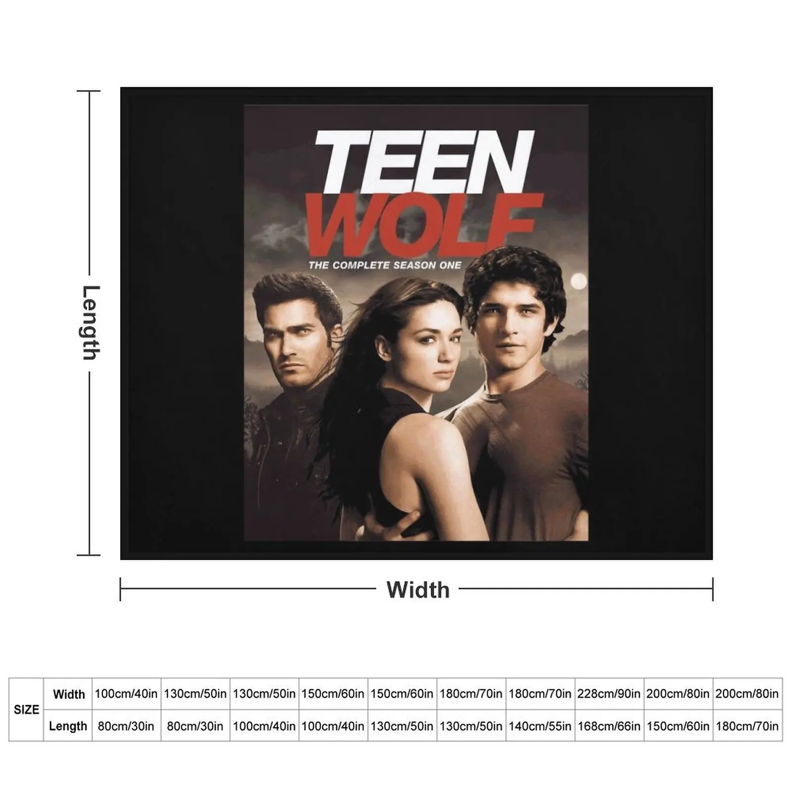 Teen Wolf Cover Classic Throw Blanket Blankets For Baby Hairy Hair Blankets