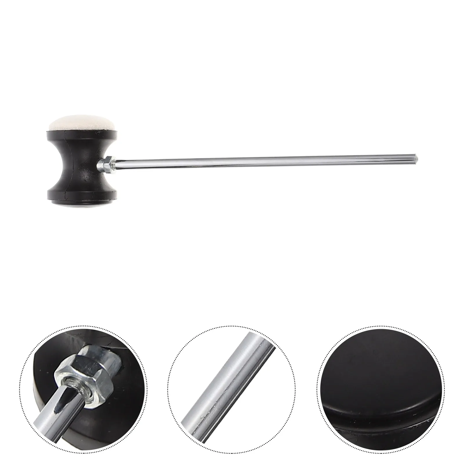 

Pedal Replacement Parts Premium Felt Steel Hammer Head For Jazz Drum Foot Pedal Drum Kit Accessory Percussion Instrument Hammer