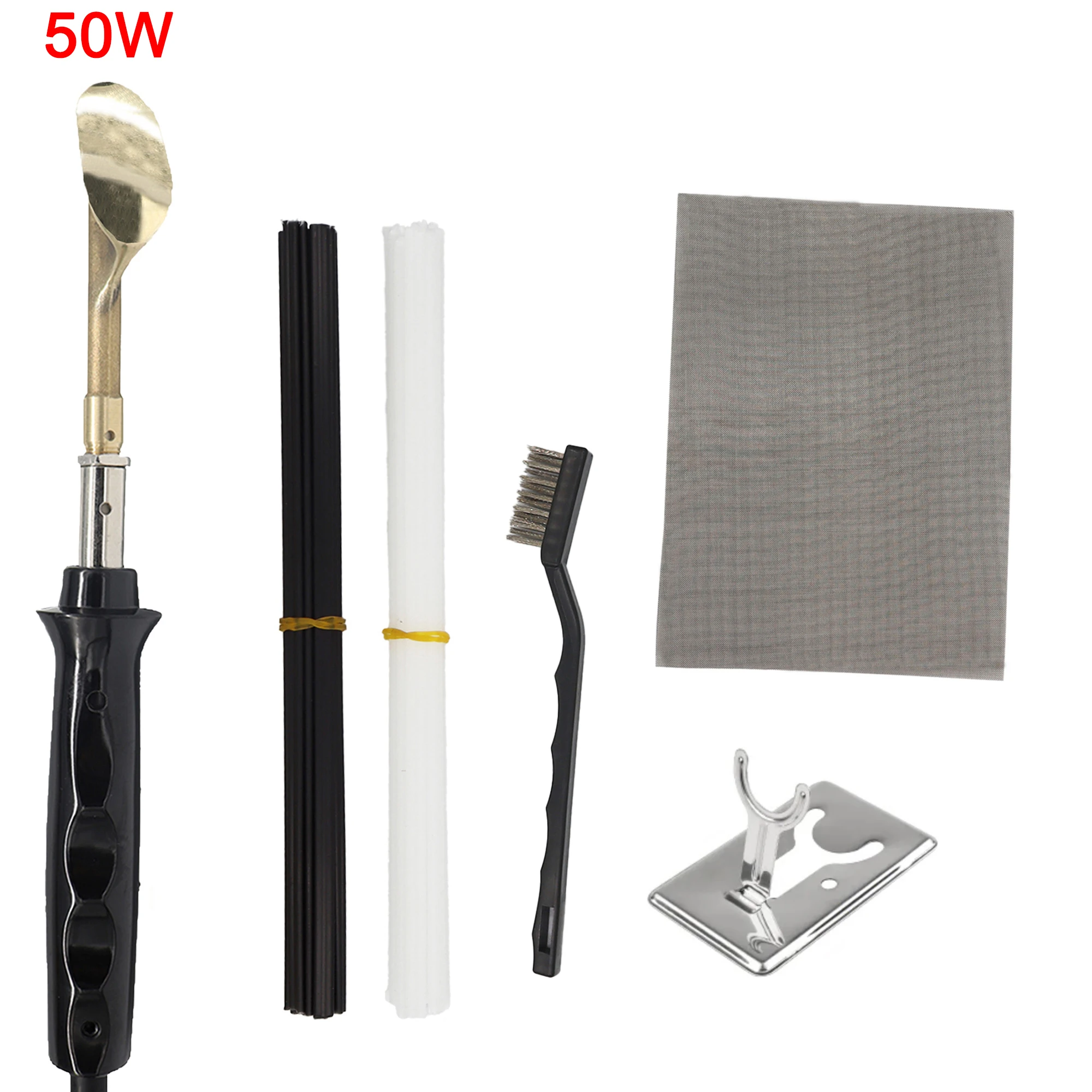 

50 Вт PE ПВХ ABS PP комплект для сварки пластика, комплект для ремонта автомобильного бампера, сварочный аппарат для пластика, набор инструментов «сделай сам»