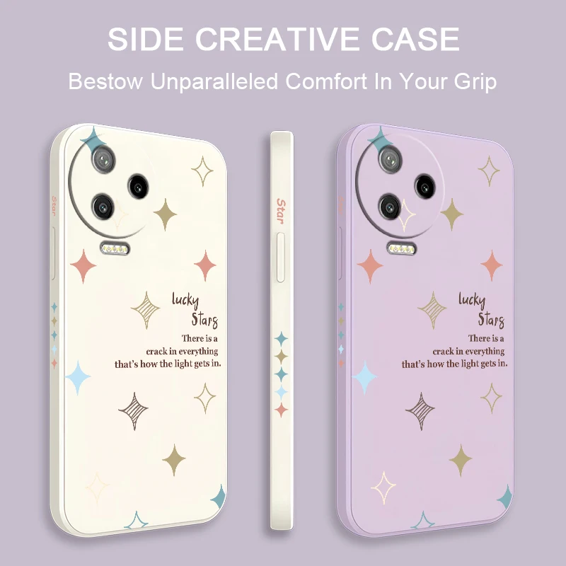 Case For Infinix Tecno Camon 12 Air 15 16 17 30 Pro Premier Soft Luxury Color Stars Silicone Shockproof Bumper Back Phone Cover