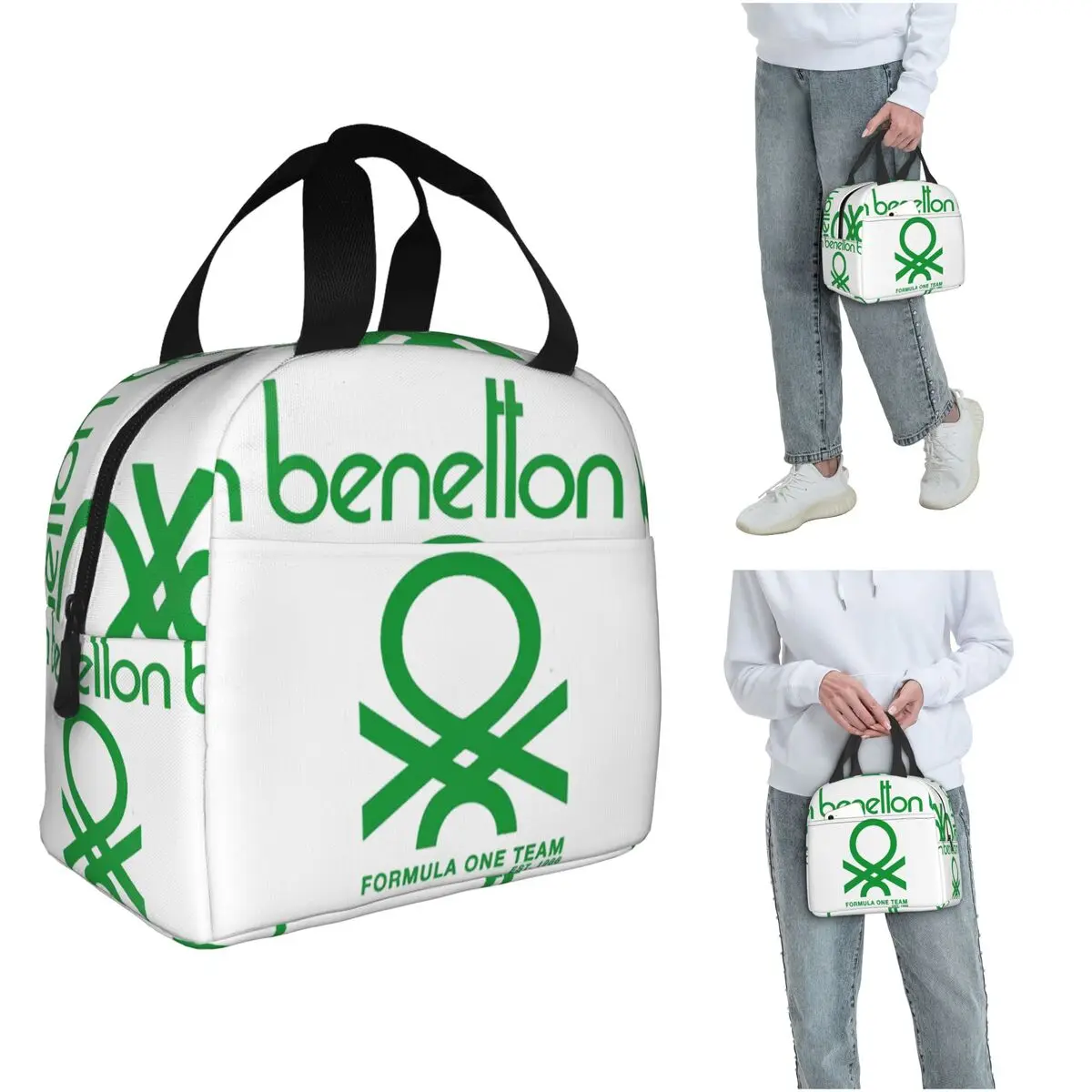 

Термосумка для обедов Benetton для женщин и детей, портативная термосумка для еды, термосумка-тоут