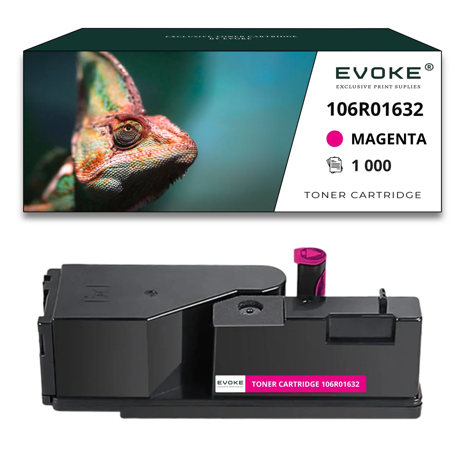 Evoke Compatibele Toner voor Xerox 106R01632 Magenta 1000 Pagina's Phaser 6000/6010/6010N; Workcentre 6015/6015N/6015Ni