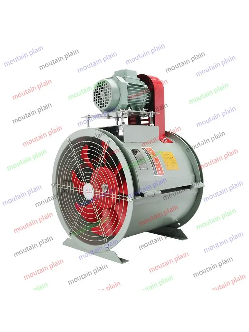 External Motor Axial Flow Fan Fan 380V Spray Paint Room Special Cabinets Dust Removal Dust Absorption HighTemperature Resistance