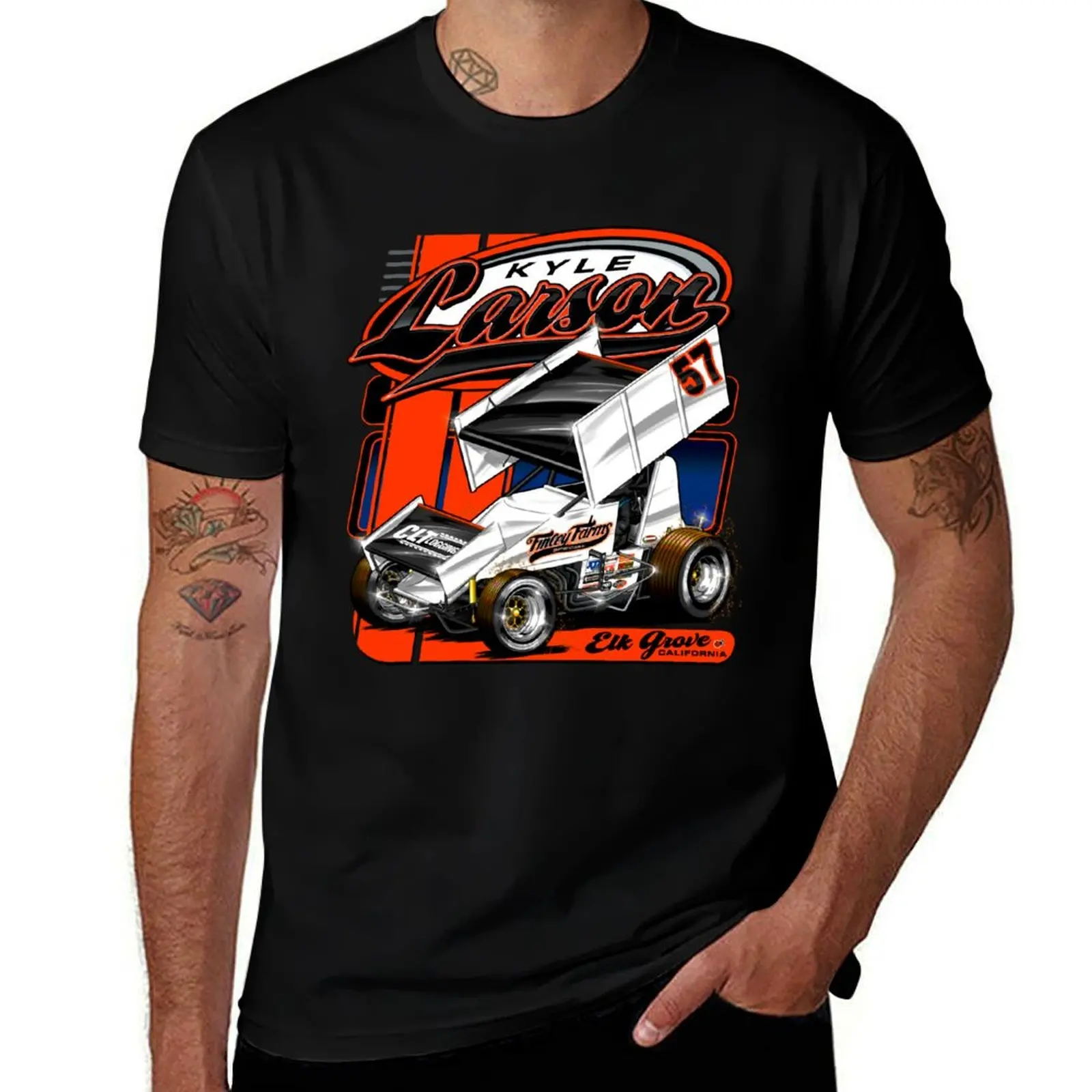 KYLE LARSON , Kyle Larson T-Shirt Long Lasting Casual T-Shirt