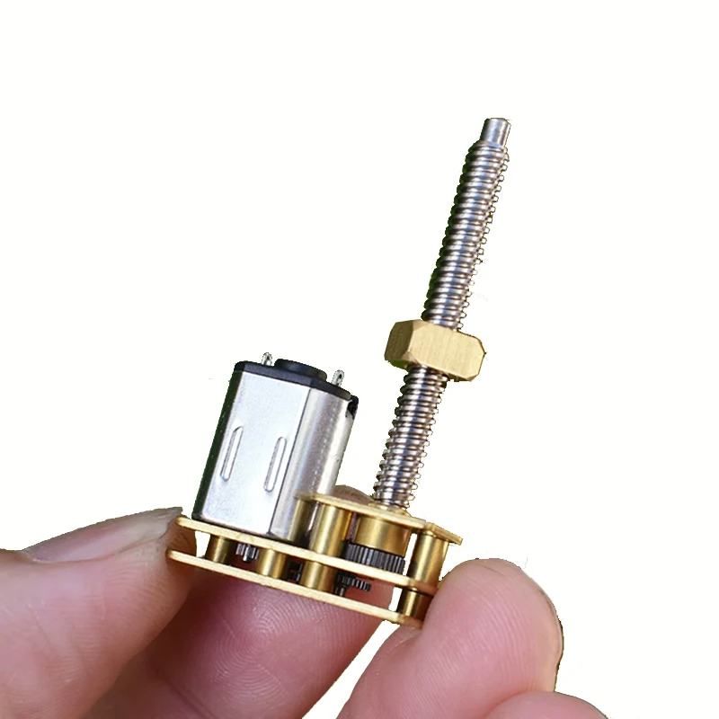 

Mini N20 Full Metal Linear Screw Slider Gear Motor DC 3V 3.7V 5V 6V Long Screw Shaft DIY 3D Printer Lifting Platform Robotic Arm