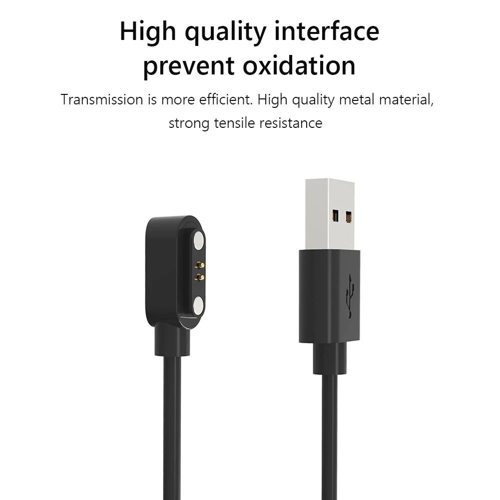 USB Watch Charger Adapter Magnetic Smart Watch Charger Cord Replacement Charger Line Accessories for Mibro Watch Lite 2/T1/ C2