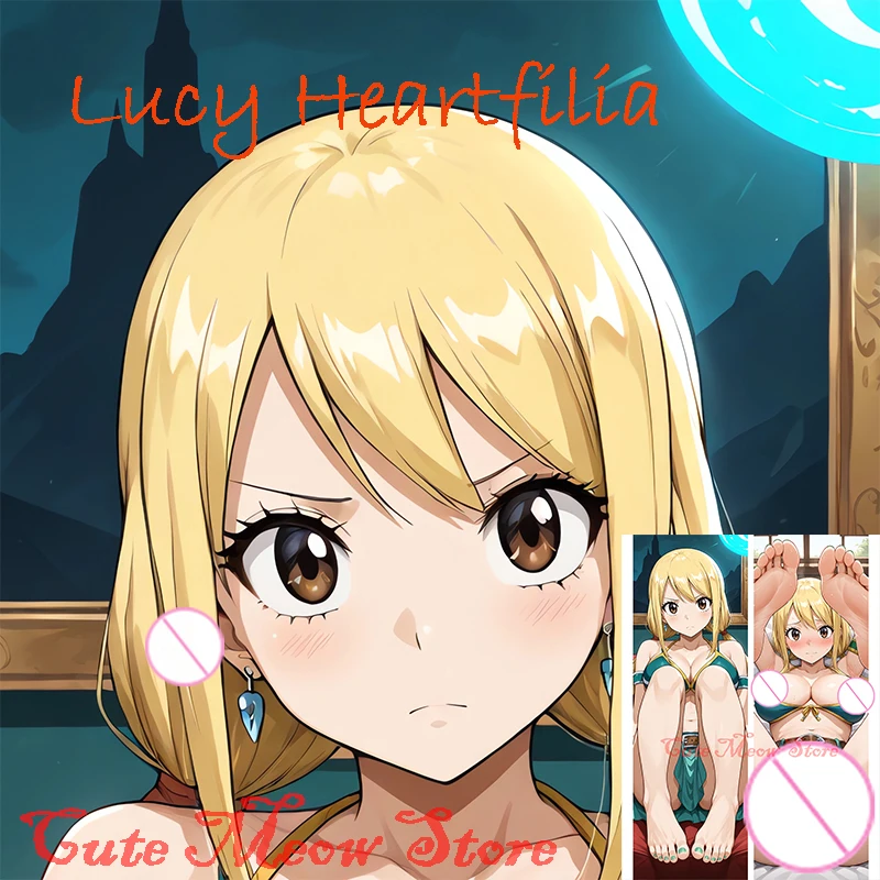 

Dakimakura аниме Люси Хартфилия двусторонний принт наволочка для тела в натуральную величину наволочка для взрослых настраиваемая