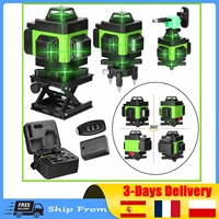 3D/4D 16-Line Laser Level 3° Auto-Leveling, USB Rechargeable Cross Line Laser Tool for Construction, Vertical/Horizontal Levelin