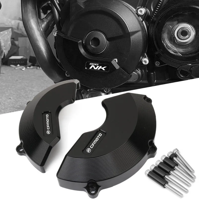 

Аксессуары для мотоциклов CFMOTO 800NK 800 NK 2023 2024 CNC, алюминиевый обтекатель двигателя, защитная крышка рамы, защита слайдера