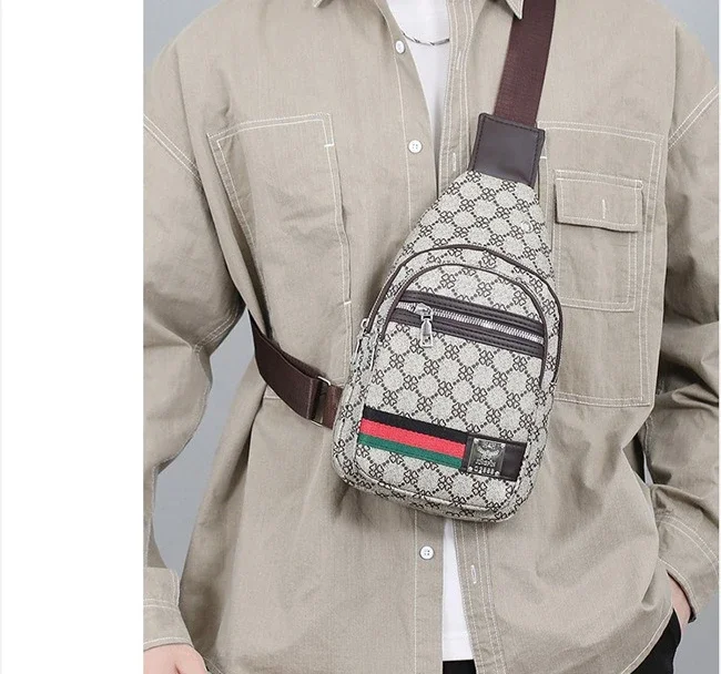 Universelle Multifunktionale Umhängetasche für Herren/Damen, Schulter-Crossover-Brusttasche, lässige Handtasche mit Kopfhörerfach – Detail 20