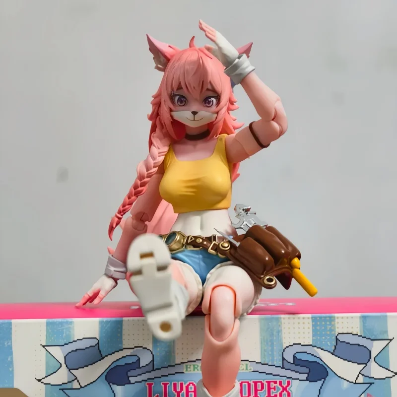 Nuovo 6in Ladotoys 1/12 Magical Continent Candy Land Style Fox Girl Liya Limited Pink Edition Action Figure Modello Giocattoli da collezione