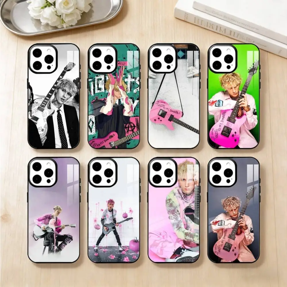 

MGK M-Machine-GUN K-Kelly Phone Case For iPhone 17,16,15,14,13,Pro,Max,Plus,Magnetic For Magsafe Wireless Charging
