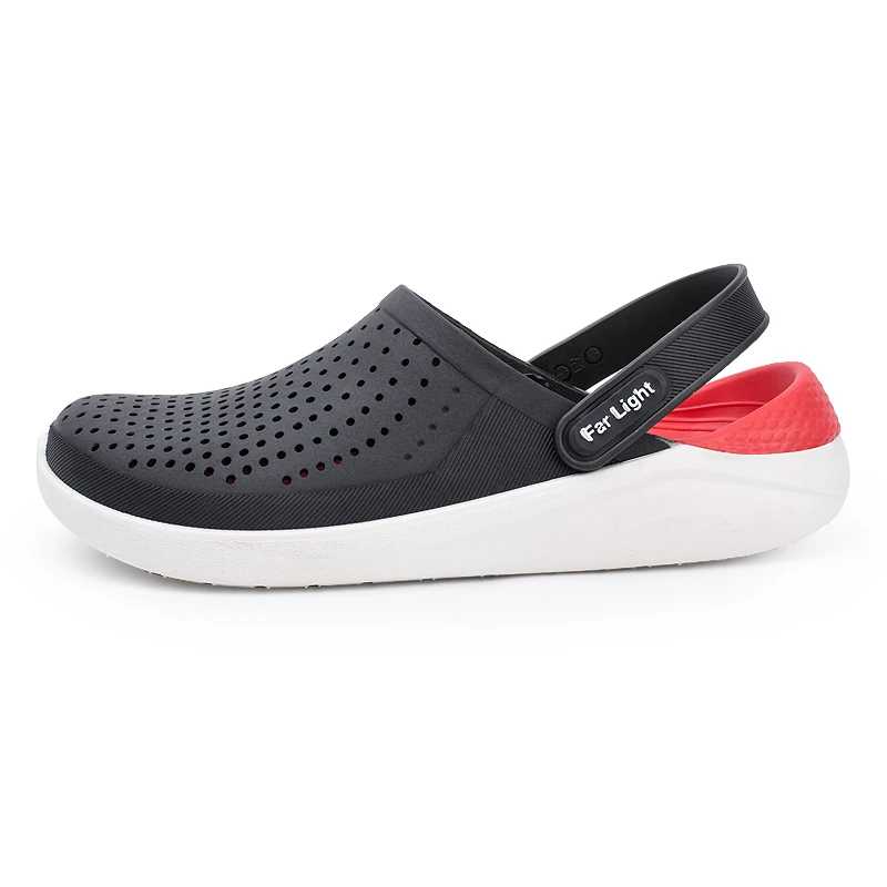 Men's Summer Outdoor Wear Anti-slip Soft Bottom Breathable Slippers Sports Beach Sandals Two-use Head Cover Casual Shoes