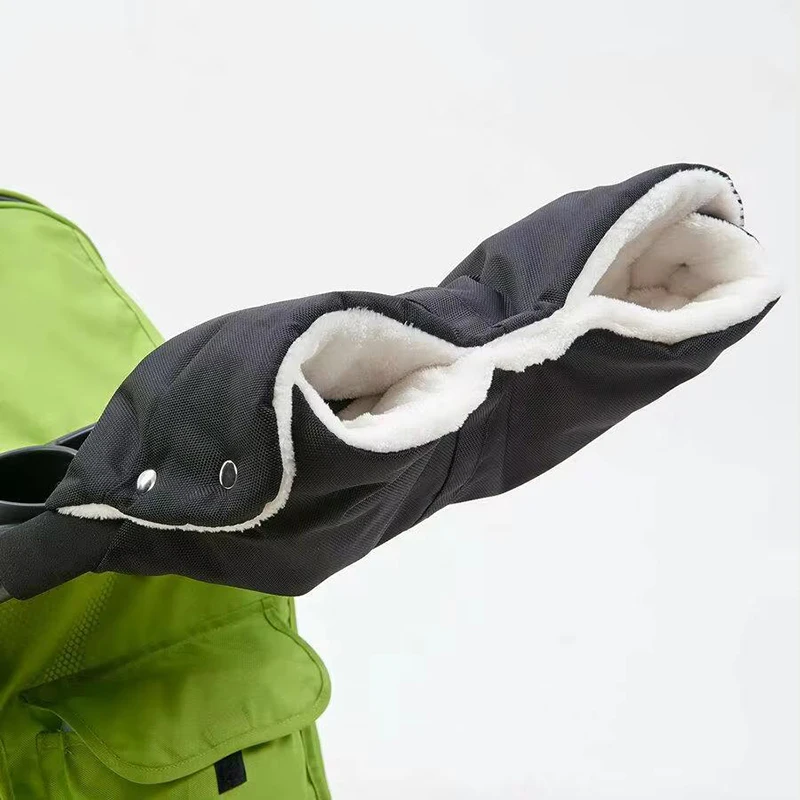 

Baby Stroller Handlebar Gloves For Winter Warming Set Kids Pram Handlebar Glove Outdoor Keep Hands Warming Gloves Waterproof
