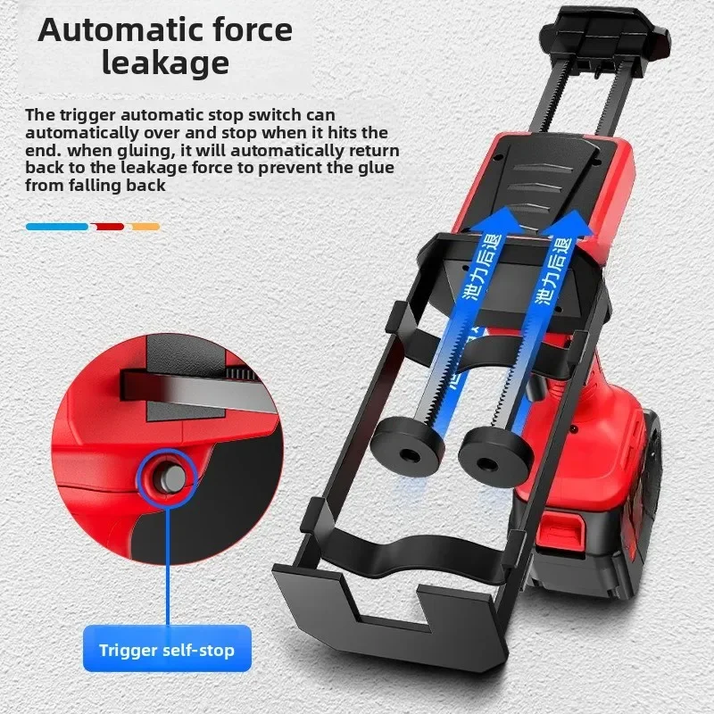 Electric sewing glue gun Double tube glue Grab sewing agent Construction tool Fully automatic