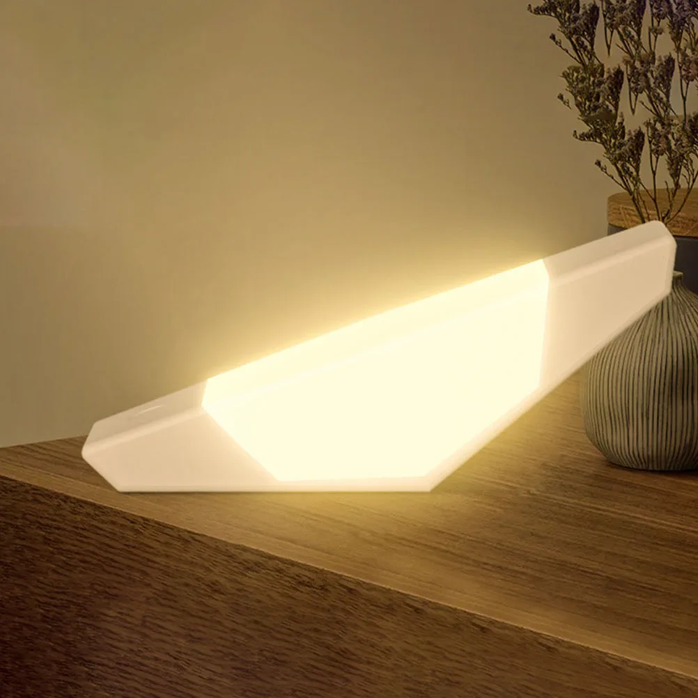 USB ضوء الليل LED الإبداعية متأرجحة شكل ABS المواد إمالة التبديل أباجورة سطح أملس لا ضوء قاسية غرفة نوم الحضانة