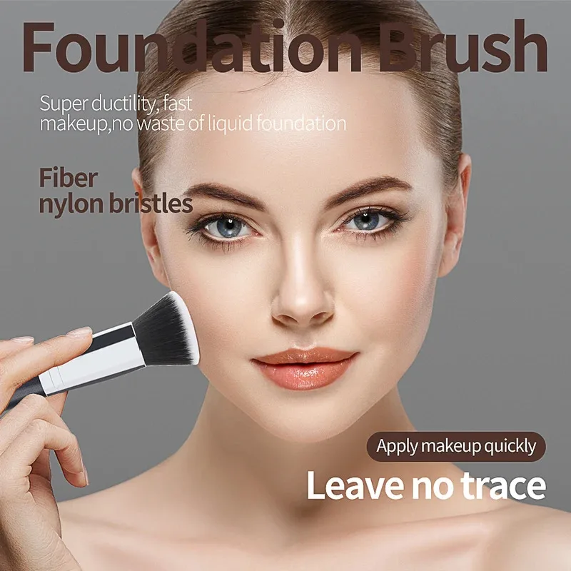 Maange 1PCs makeup brush with box Foundation Concealer powder blush contour brush dense soft bristle brush beauty tool for women