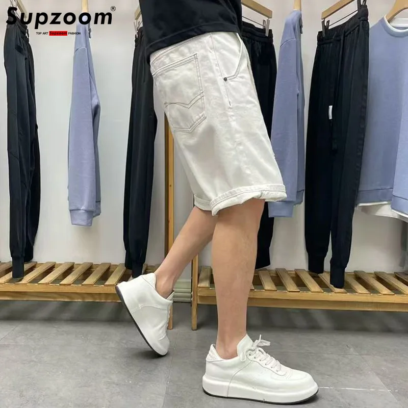 Supzoom 2026 New Arrival Hot Sale Top Fashion cotton American Style Casual Summer High Quality Jeans Shorts Men