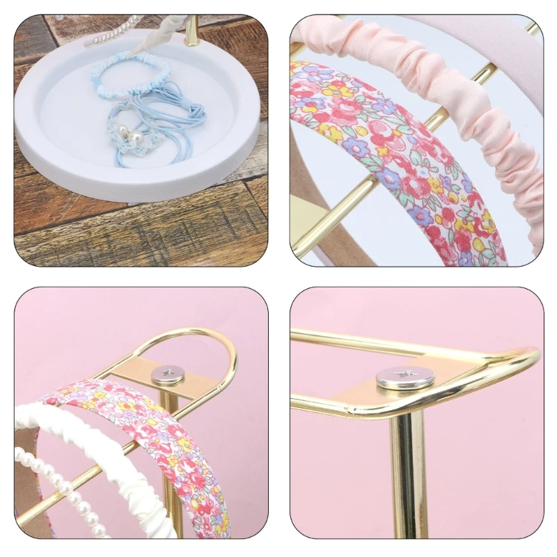 Hairband Display Stand Headband Holder Jewelry Organizers Detachable Headband Display Organizers Hair Accessories