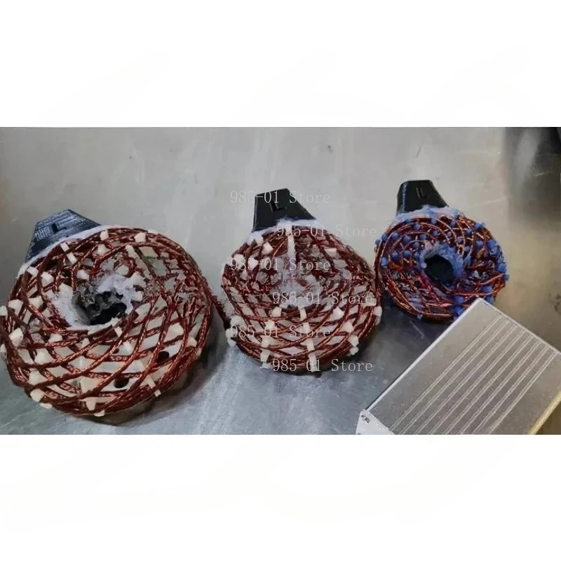 7/11/15CM rotating magnetic field rodin coil, free energy bread coil equipped with audio interface