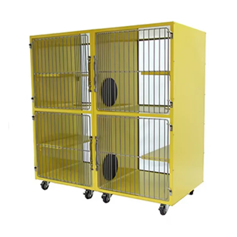 Powder Coated Double Stack Cat Condos/ Powder Coated Animal Suite