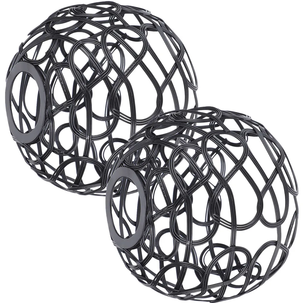 

2pcs Lamp Shade Ceiling Light Cover Hollow Iron Decorative Pendant Replacement For Living Room Bedroom Kitchen Chandelier Lamp
