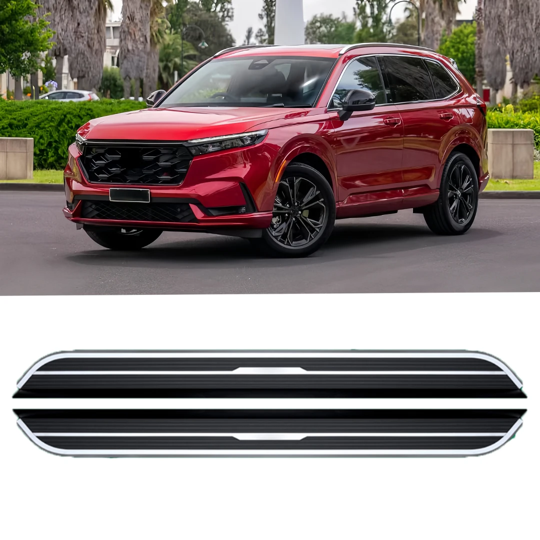 

2 шт. подходят для Honda CRV CR-V 2023 2024 2025 Nerf Bar, фиксированная дверь, боковая ступенька, педаль, подножка, черная с кронштейнами