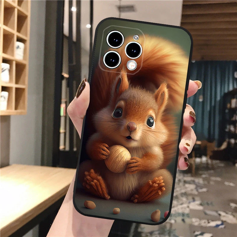 

Squirrel Phone Case For iphone 17 Pro Max Air 16 15 14 13 Pro Max 15 16 Pro 15Plus Shell
