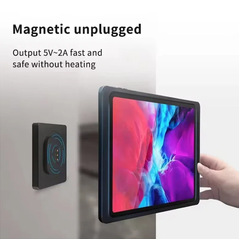 Magnetic Wall Charger Mounting Accessories 86 Bottom Box Magnetic Charging Wall Fast Charger Ipad Tablet Magnetic Bracket