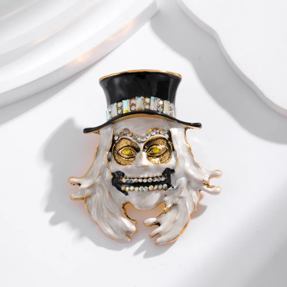 Halloween Funny Clown Brooch Personalized Versatile Brooches Accessory Pin Suit Jacket Decorative Pin on Clothing