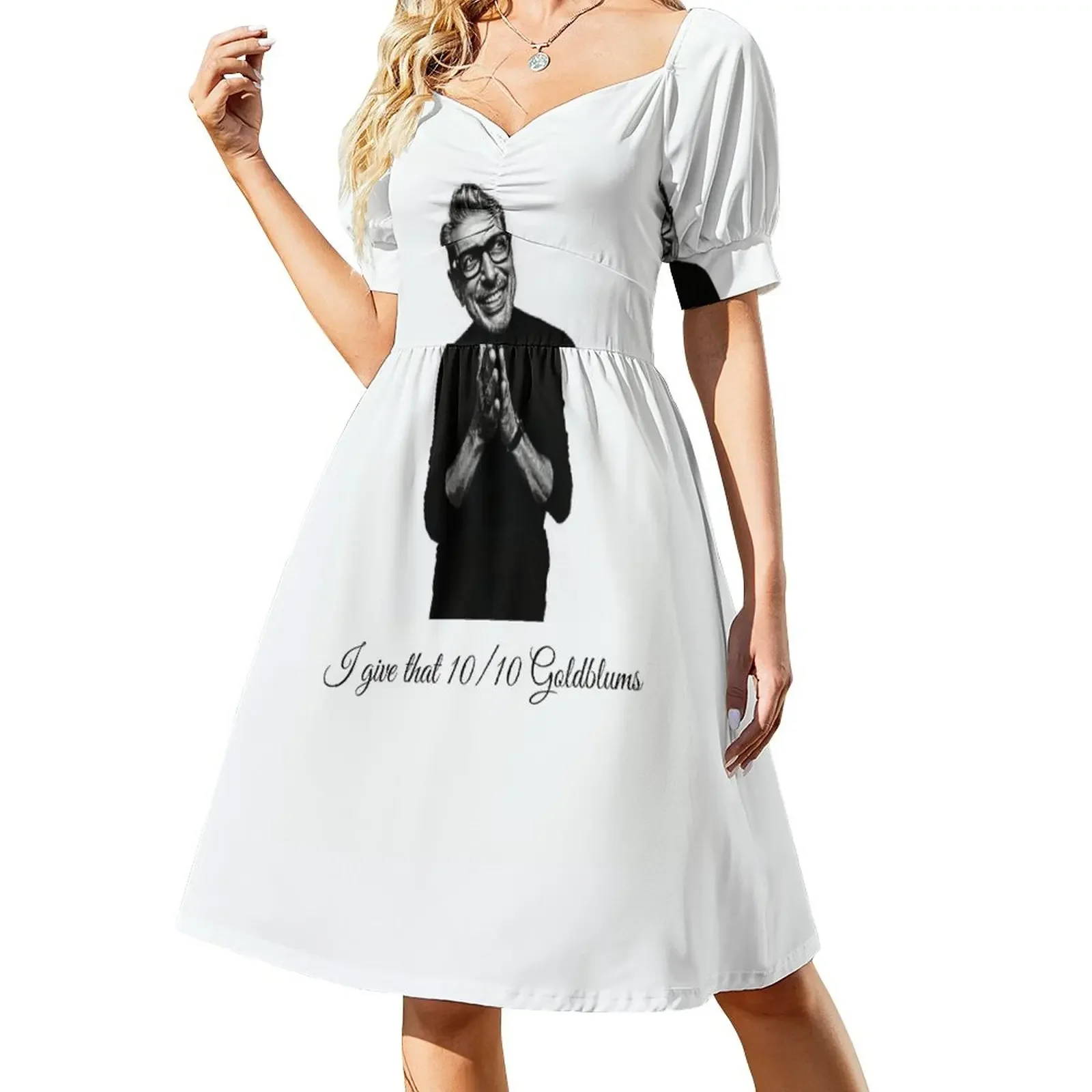 

Jeff Goldblum Short-Sleeved Dress dresses korean style Bride dresses summer woman dress 2025