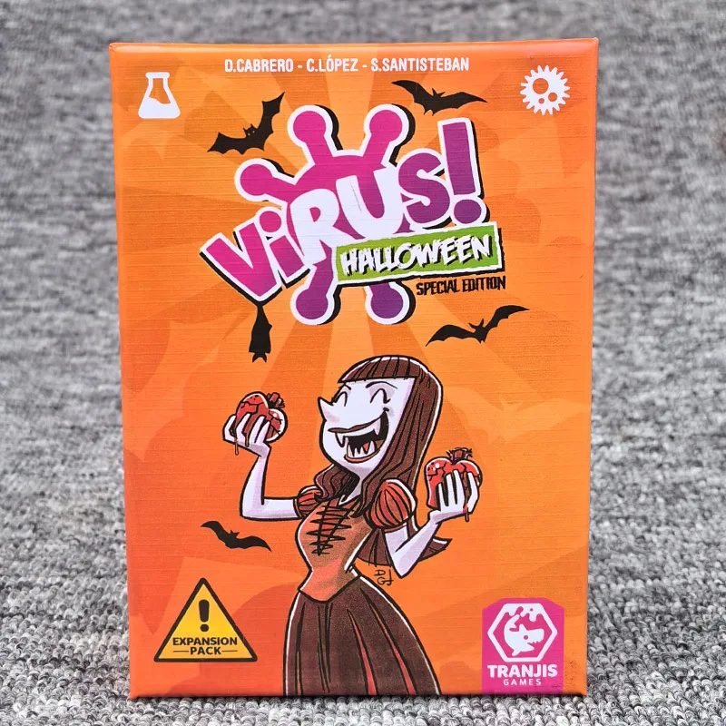 VIRUS VIRUS2 Giochi di carte Playcard, Edizione speciale di Halloween - Gioco interattivo per riunioni di famiglia di giocattoli genitore-figlio