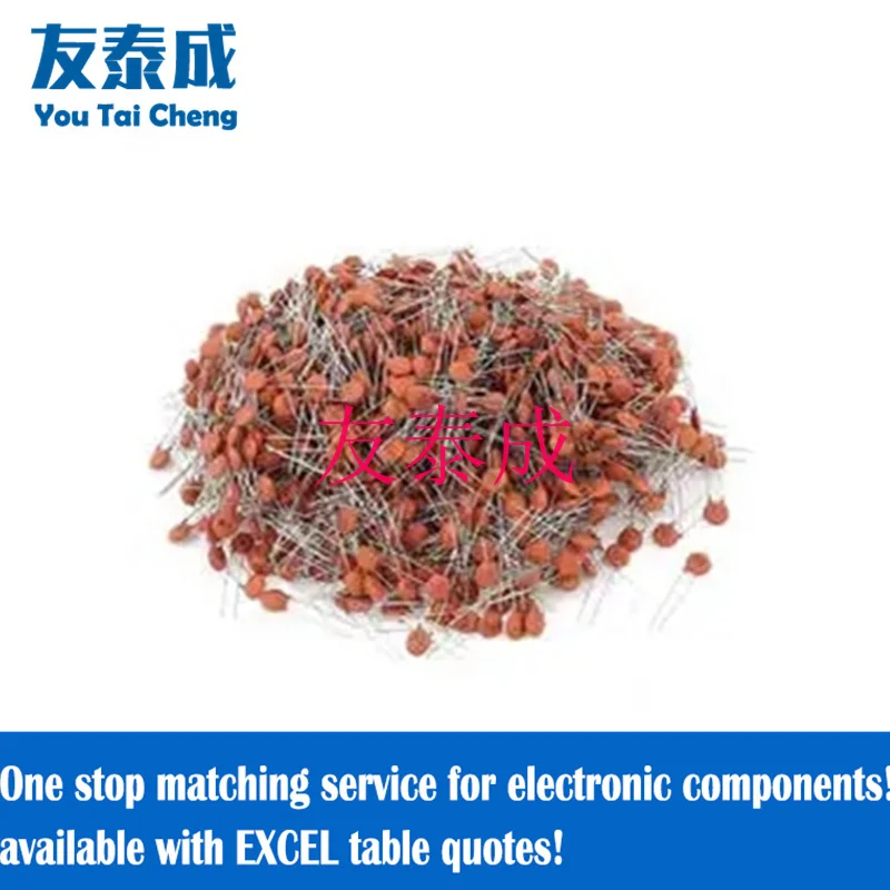 50PCS Circular Ceramic Capacitor 50V 1PF 2PF 2.2PF 3PF 3.3PF 4.7PF 5PF 7PF 8PF 10PF 15PF 18PF 20PF 22PF 27PF 30PF 33PF 47PF 56PF