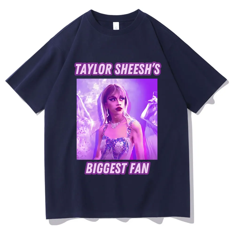 Sheesh Swiftie Funny The Eras Tour Gift T-shirt Men Women Fashion Oversized T Shirts Male Vintage Casual Soft Cotton Tshirt Tops