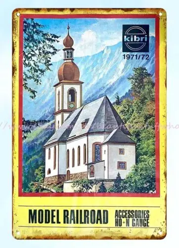 1971 Kibri Model Railroad Trains metal tin sign Tin Plaque reproductions