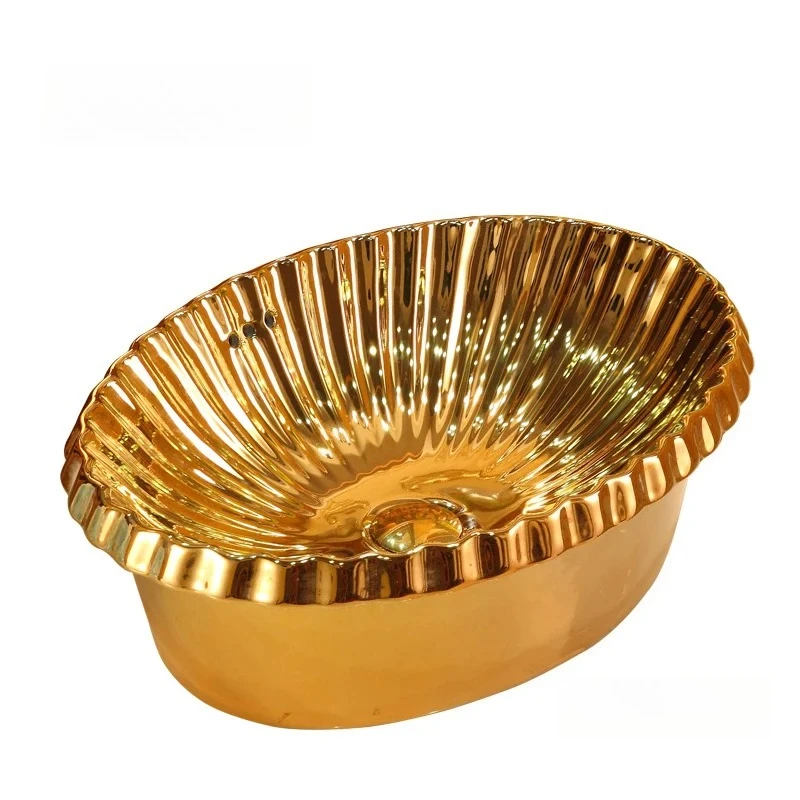 

Европейский унитаз, умывальник, местный тиран, золотые раковины для ванной комнаты, овальные золотые умывальники для ванной комнаты, креативные раковины для мытья, художественный умывальник