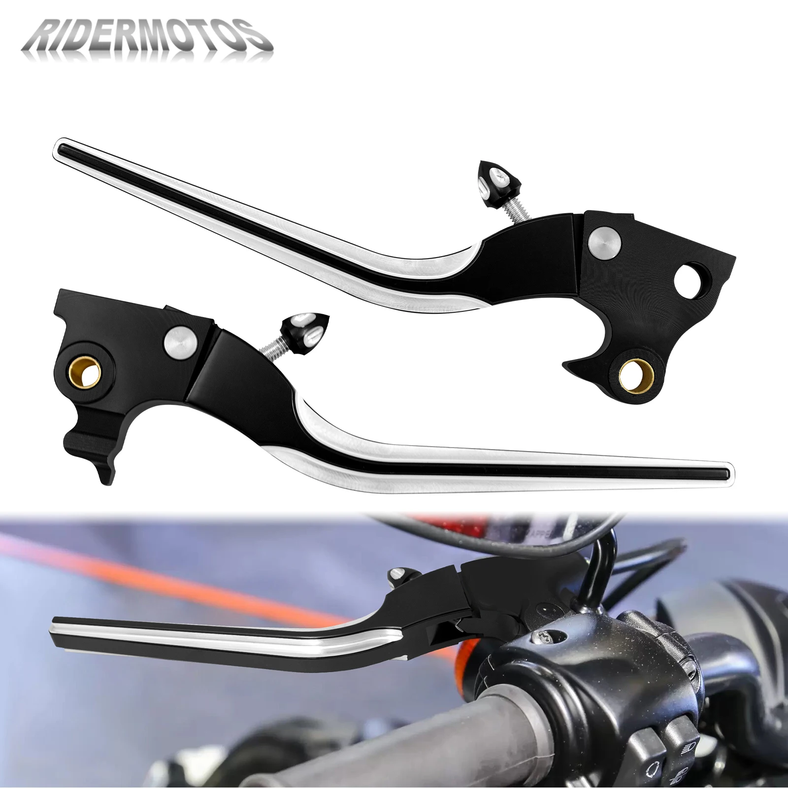 

Motorcycle Brake Clutch Lever For Harley Sportster XL 48 72 1200 883 Iron Roadster Custom Super Low 2014-2023 Left Right Levers