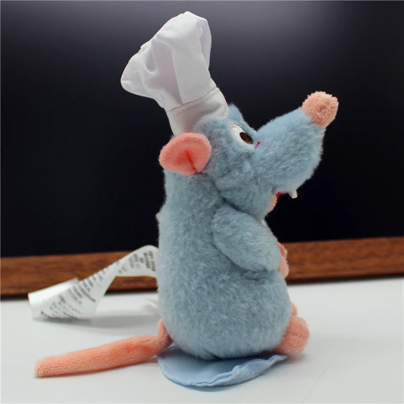 16cm Disney Ratatouille Chef Remy Magnetic Shoulder Plush Toy Gifts Ratatouille Kawaii Plush Stuff Toys For Birthday Gift