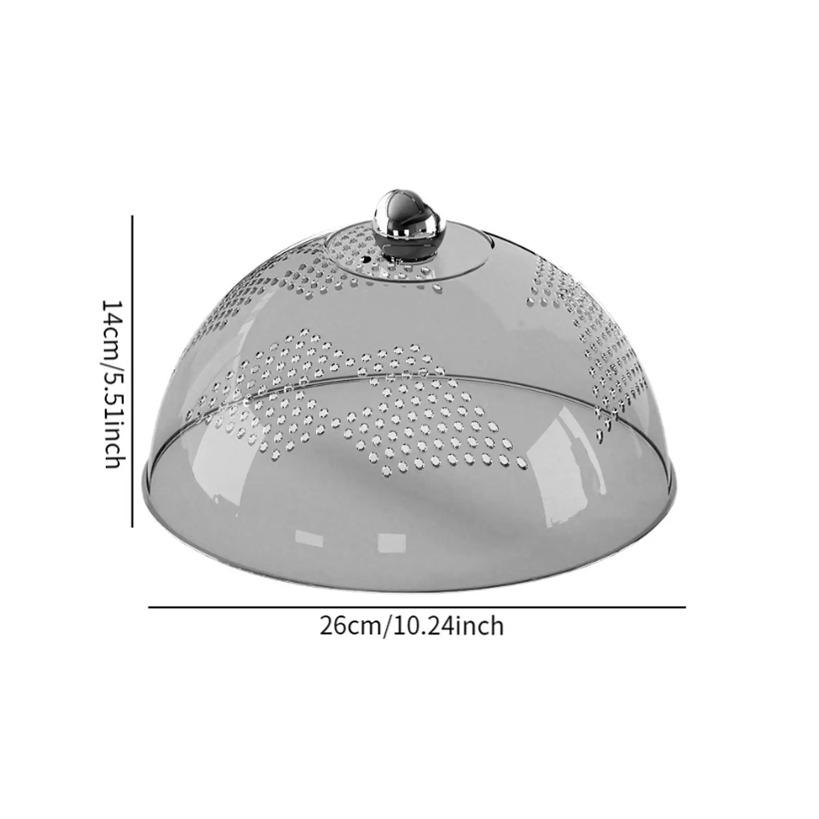 Cubierta de comida, cubierta de placa de protección para mesa de comedor para utensilios de acampada al aire libre