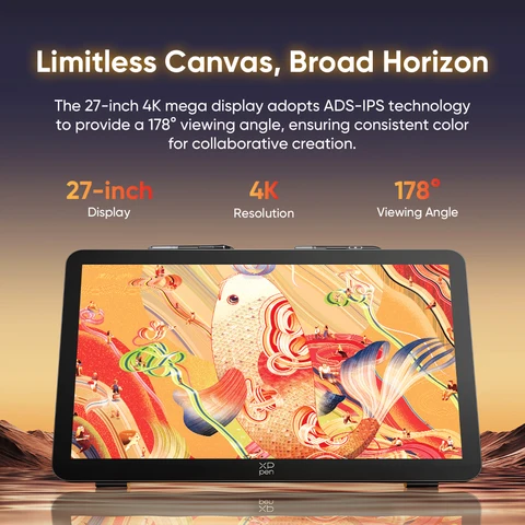 XPpen Artist Pro 27 4K перьевой монитор планшета