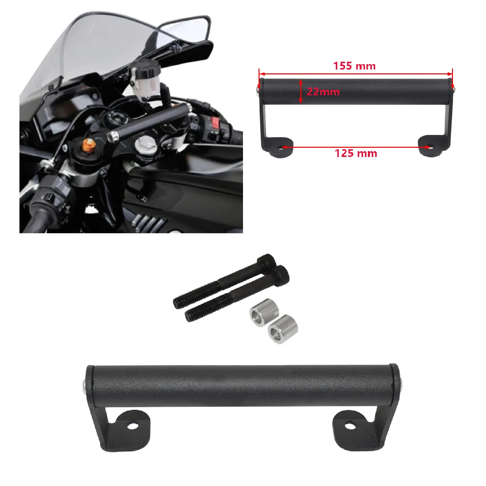 

Fits for Yamaha YZF R7 ABS YZF-R7 2021 2022 2023 2024 Motorcycle SMART PHONE And GPS Navigation Adapt Plate Holder Bracket