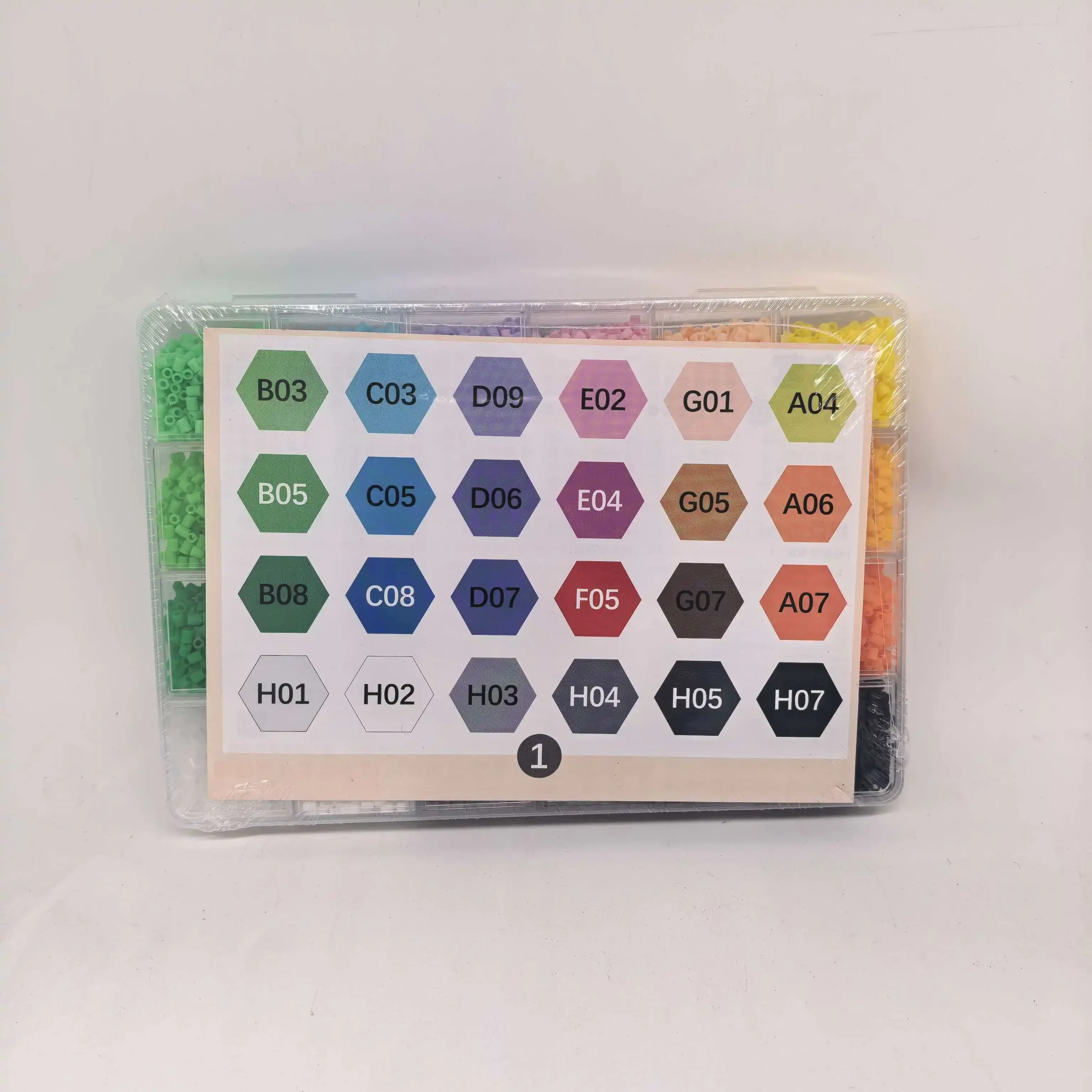 DIY Full Color 3D Fusion Bean Handmade Set Flat Puzzle Creative Entertainment Full Set Girl Gift Internet Celebrity Toy