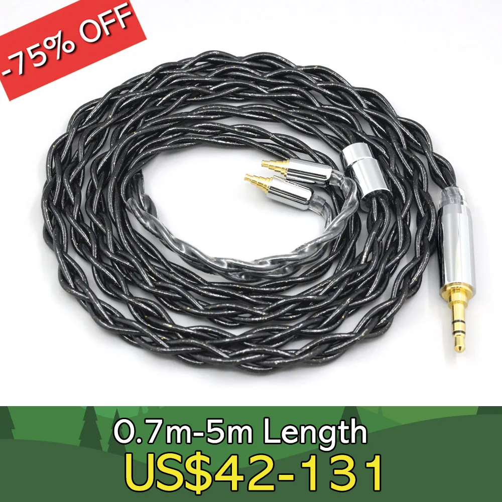 

99% Pure Silver Palladium Graphene Floating Gold Cable For Sennheiser IE40 Pro IE40pro LN008328