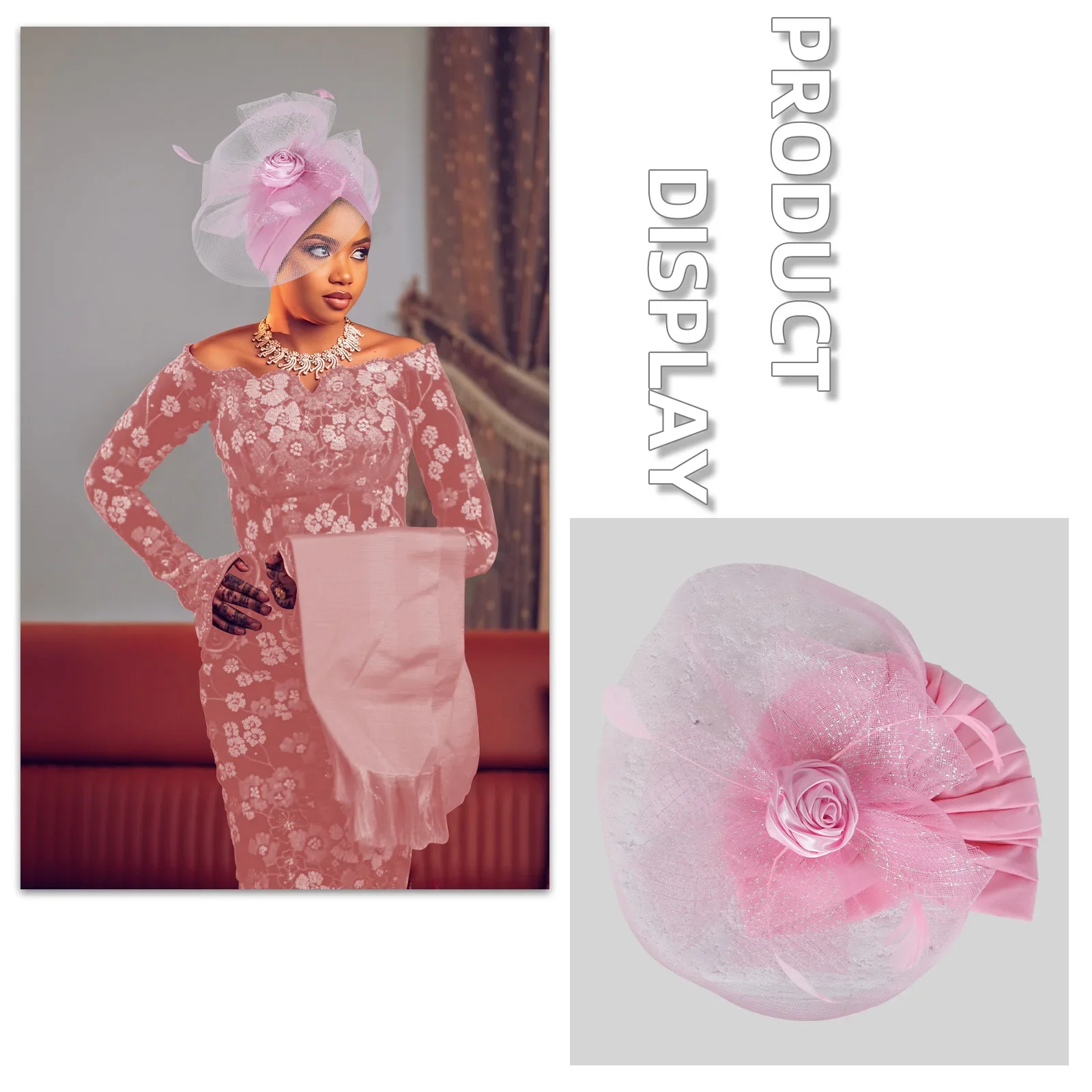 الحجاب الهندي قبعة عمامة للنساء مبالغ فيها خوذة الحفلات قبعة أغطية الرأس الأفريقية أشرطة رأس بونيه مسلم التفاف رئيس العمائم جديد