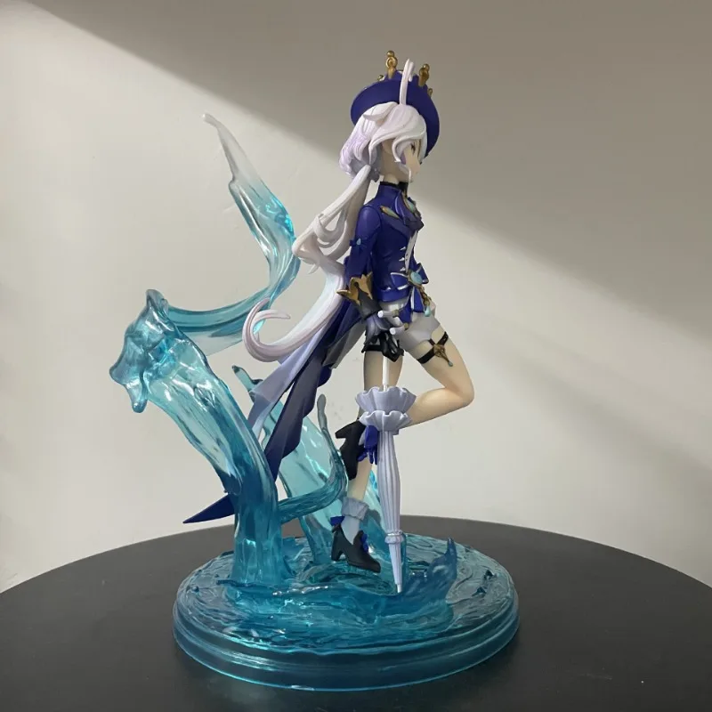 24cm Furina Figure Genshin Impact Anime God of Water Action Figure Cute Girl Focal Pvc Statue Model Doll Xmas Surprise Gift Toys