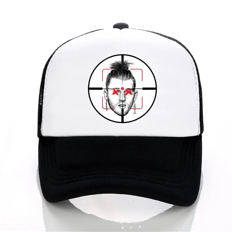 

Eminem Killshot Machinegunkelly Baseball Cap Men Women Hip Hop Hat Snapback Cap Eminem logo Mesh breathable cap