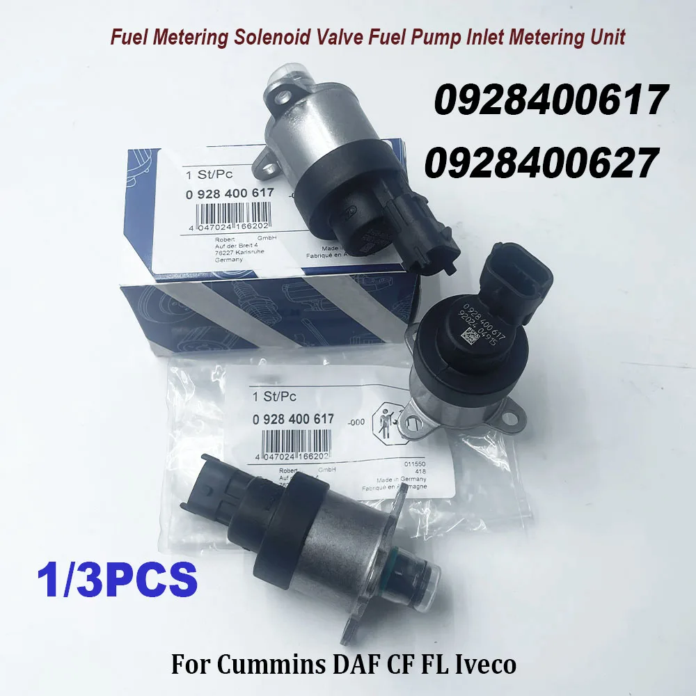 1/3PCS 0928400617 0928400627 Fuel Regulator Solenoid Control Valve 4937595 4903523 For C-ummins DAF CF FL I-veco 928400617