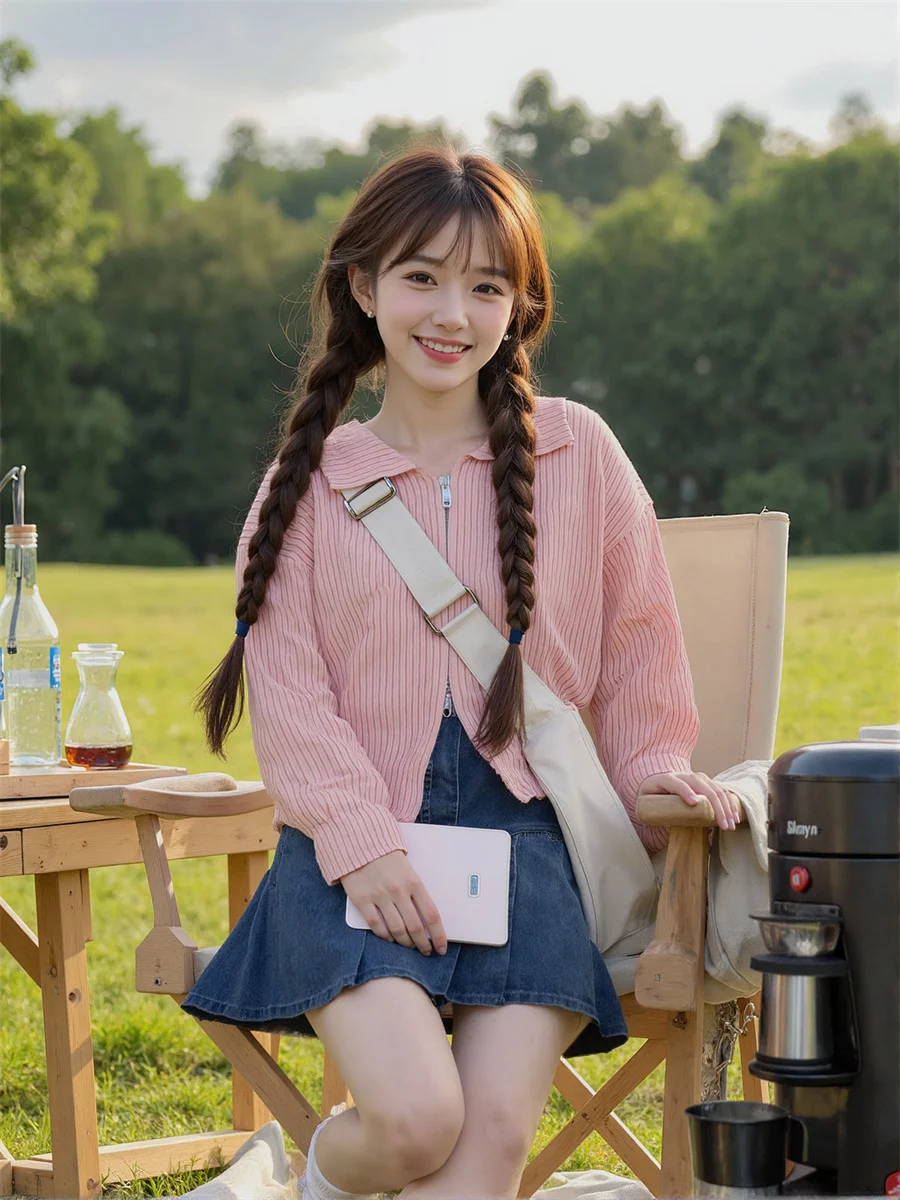 

Cardigans Women O-neck Knitted Single Breasted Korean Fashion Autumn Winter Casual Sweaters All-match Slim-Fit Daily Outerwear