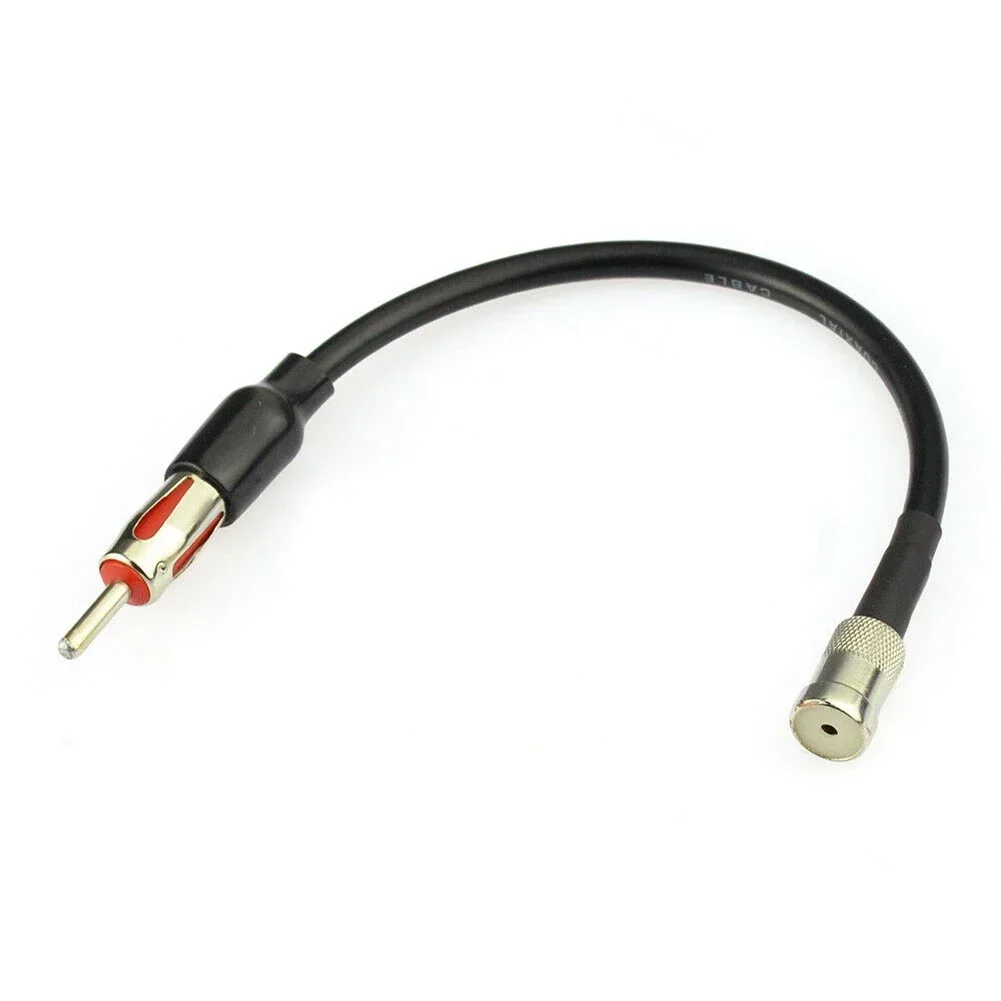 Car Antenna Adapter ISO To DIN Radio Cable Truck Player Stereo Antenna Adapter FM/AM Aerial To DAB Radio Stereo Receiver